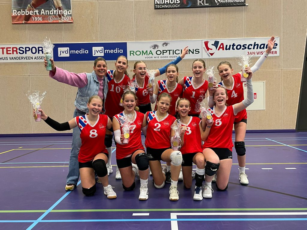 Meisjes C1 VC Sneek kampioen